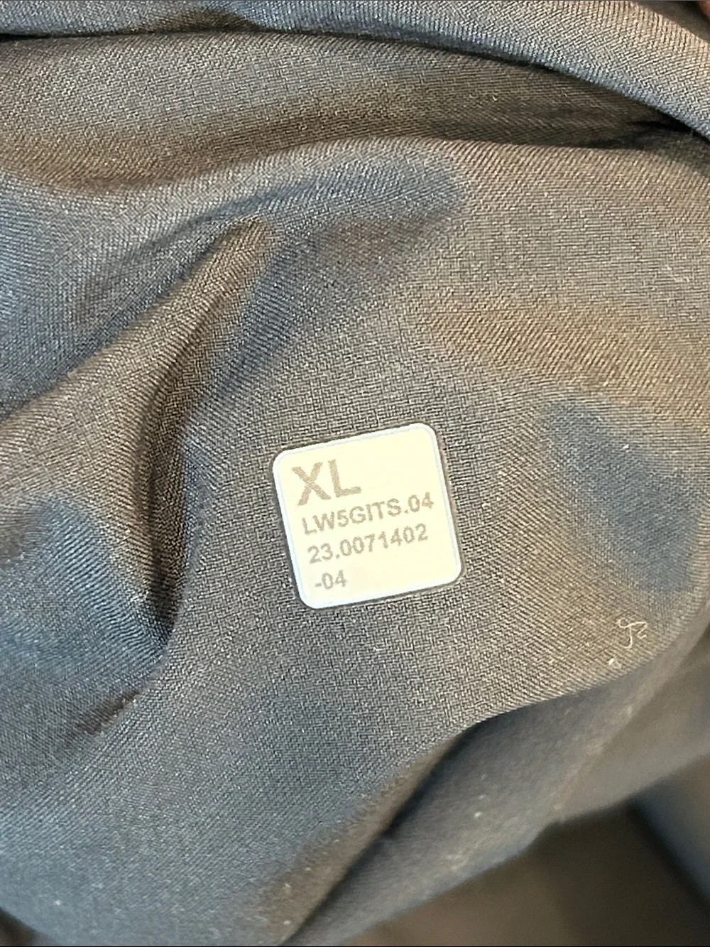 Lululemon Tapered-Leg Mid-Rise Pant Luxtreme Black Women’s Size X-Large‎